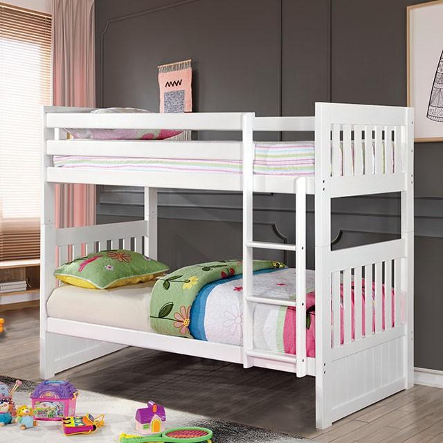 Canberra Twin/Twin Bunk Bed - Furniture Home Store (Hanford, CA)
