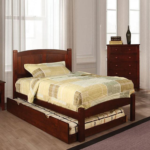 Cara Cherry Twin Bed - Furniture Home Store (Hanford, CA)
