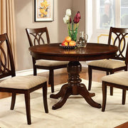 Carlisle Brown Cherry Round Dining Table - Furniture Home Store (Hanford, CA)