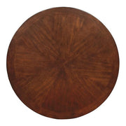 Carlisle Brown Cherry Round Dining Table - Furniture Home Store (Hanford, CA)