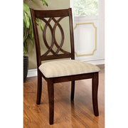 Carlisle Brown Cherry Round Dining Table - Furniture Home Store (Hanford, CA)