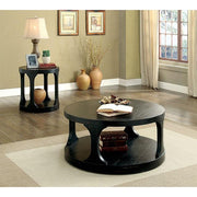 Carrie Antique Black End Table - Furniture Home Store (Hanford, CA)