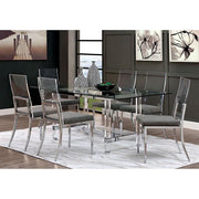 Casper Chrome Dining Table - Furniture Home Store (Hanford, CA)
