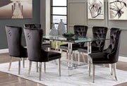 Casper Chrome Dining Table - Furniture Home Store (Hanford, CA)