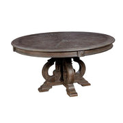 Arcadia Rustic Natural Tone Round Dining Table - Furniture Home Store (Hanford, CA)