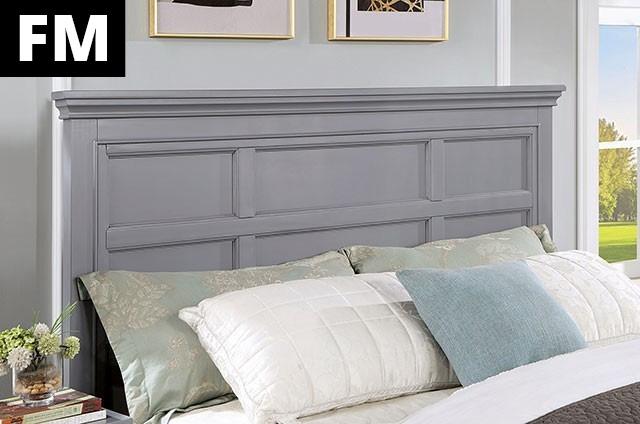 Castlile Bed Grey - Furniture Home Store (Hanford, CA)