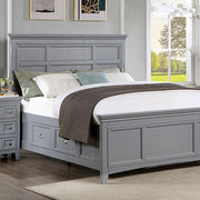 CASTLILE Queen Bed, Gray - Furniture Home Store (Hanford, CA)