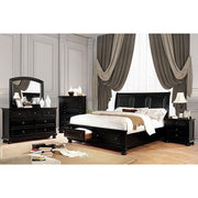Castor Brown Cherry Queen, E.King, & Cal.King Bed - Furniture Home Store (Hanford, CA)