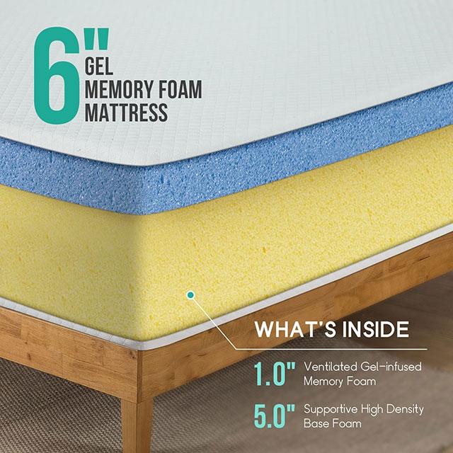 Artemisia 6" Full Memory Foam Mattress - Furniture Home Store (Hanford, CA)
