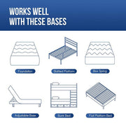 Artemisia 6" Full Memory Foam Mattress - Furniture Home Store (Hanford, CA)