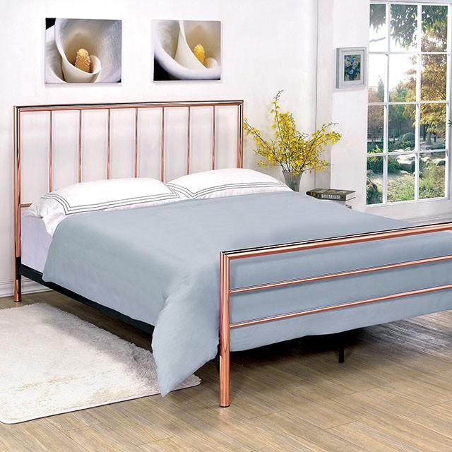 Diana Bed Rose Gold - Furniture Home Store (Hanford, CA)
