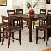 DICKINSON II Dark Cherry Counter Ht. Table w/ 18" Leaf - Furniture Home Store (Hanford, CA)