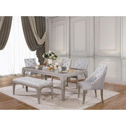 Diocles Dining Table Set with Bench - Furniture Home Store (Hanford, CA)