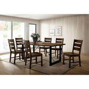 Dulce Walnut Side Chair (2/CTN) - Furniture Home Store (Hanford, CA)