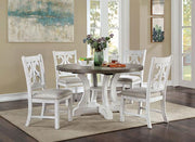 AULETTA Round Dining Table, Gray - Furniture Home Store (Hanford, CA)
