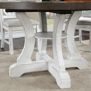 AULETTA Round Dining Table, Gray - Furniture Home Store (Hanford, CA)