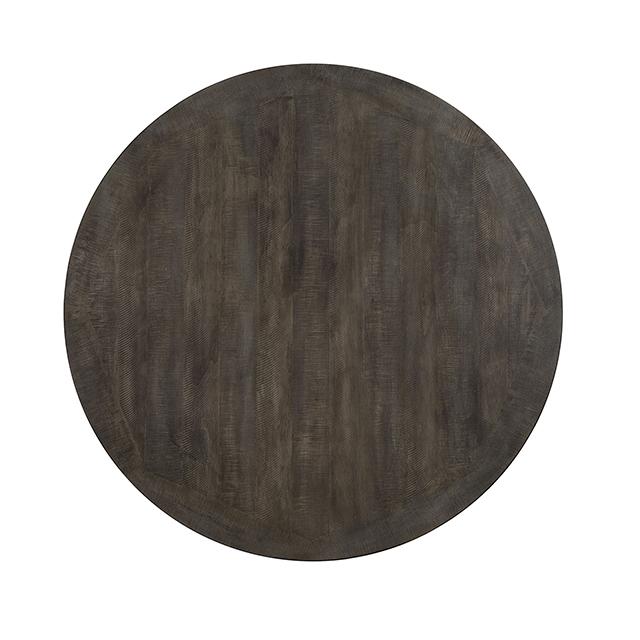 AULETTA Round Dining Table, Gray - Furniture Home Store (Hanford, CA)
