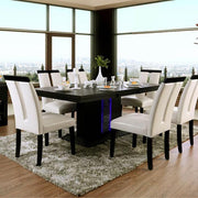 Evangeline Black/Beige Dining Table - Furniture Home Store (Hanford, CA)