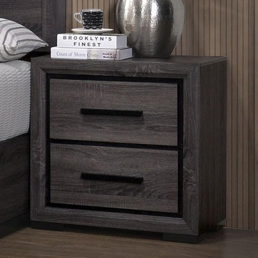 Conwy Gray Night Stand - Furniture Home Store (Hanford, CA)