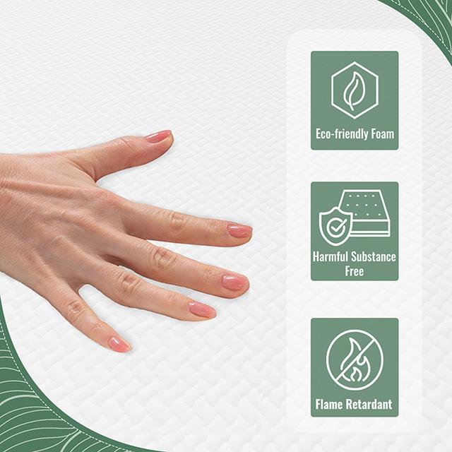 Coreopsis 8" Full Memory Foam Wave Comfort