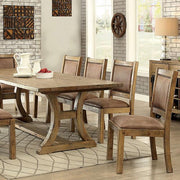 GIANNA Rustic Pine 96" Dining Table - Furniture Home Store (Hanford, CA)