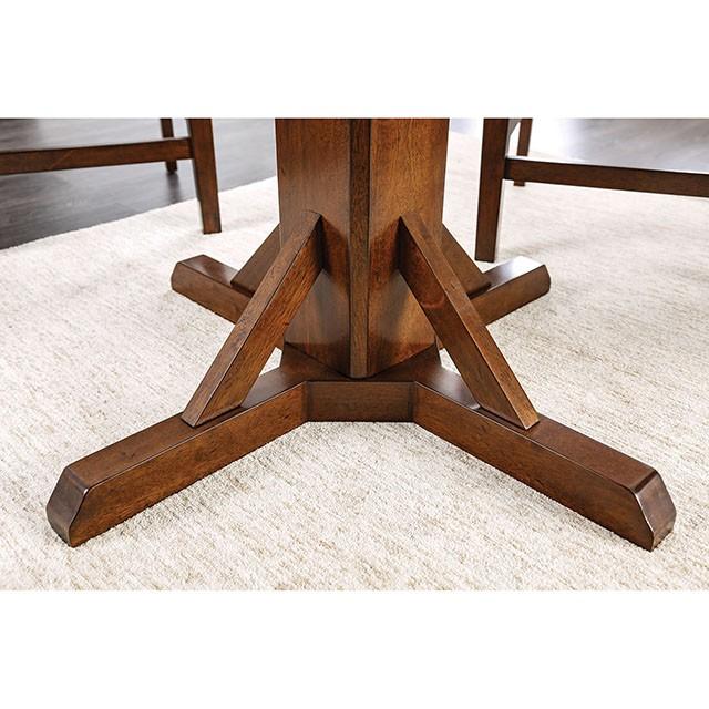 GLENBROOK Brown Cherry Counter Ht. Table - Furniture Home Store (Hanford, CA)