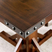 GLENBROOK Brown Cherry Counter Ht. Table - Furniture Home Store (Hanford, CA)