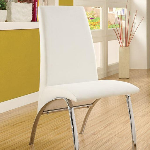 Glenview White Side Chair - Furniture Home Store (Hanford, CA)