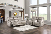 GORGIUS Power Recliner, Light Gray - Furniture Home Store (Hanford, CA)