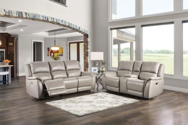 GORGIUS Power Recliner, Light Gray - Furniture Home Store (Hanford, CA)
