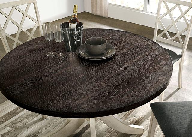 HALEIGH Round Dining Table - Furniture Home Store (Hanford, CA)