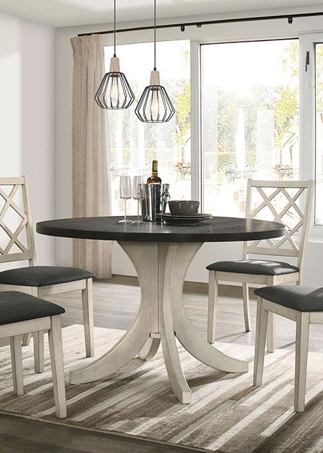 HALEIGH Round Dining Table - Furniture Home Store (Hanford, CA)