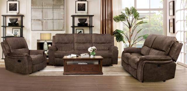 HENRICUS Loveseat, Dark Brown - Furniture Home Store (Hanford, CA)