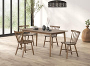 Beale Dining Chair (2/CTN) Natural, Brown, & Beige - Furniture Home Store (Hanford, CA)