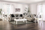 BELSIZE Loveseat Grey, Beige, & Choclate - Furniture Home Store (Hanford, CA)