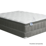 STORMIN White/Gray 13" Euro Pillow Top Mattress, E.King - Furniture Home Store (Hanford, CA)
