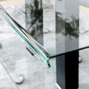 Richfield Black/Chrome Dining Table - Furniture Home Store (Hanford, CA)