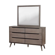 Lennart Gray Rectangular Mirror - Furniture Home Store (Hanford, CA)