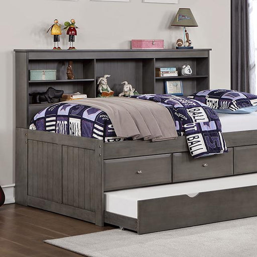 TIBALT Twin DayBed w/ Trundle, Dark Gray - Furniture Home Store (Hanford, CA)