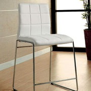 Kona II White Counter Ht. Chair - Furniture Home Store (Hanford, CA)