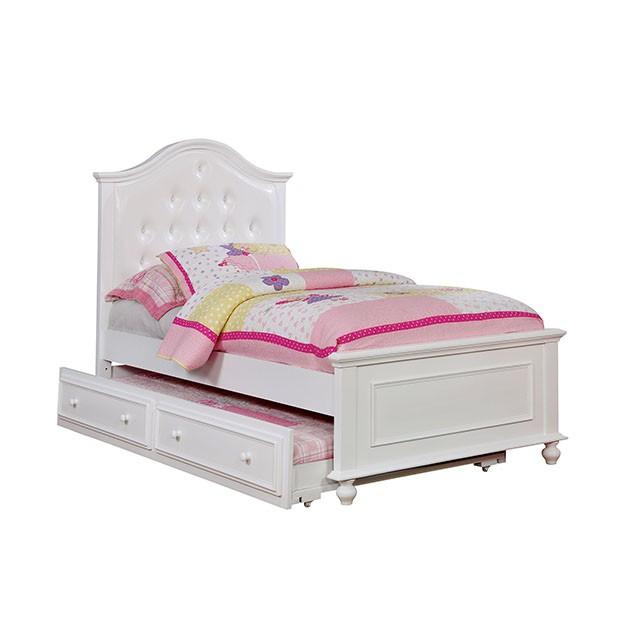 OLIVIA White Full & Twin Bed - Furniture Home Store (Hanford, CA)