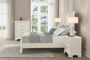 Stella Mia 4 Pc 5 Pc Queen Bedroom Set White - Furniture Home Store (Hanford, CA)