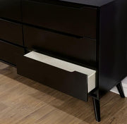 LENNART II Black Dresser - Furniture Home Store (Hanford, CA)