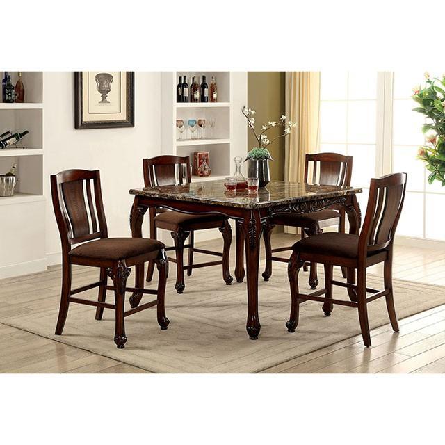 JOHANNESBURG Brown Cherry Counter Ht. Table - Furniture Home Store (Hanford, CA)