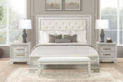 Stella Mia 4 Pc 5 Pc Queen Bedroom Set White - Furniture Home Store (Hanford, CA)