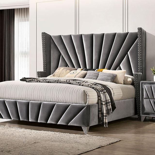 CARISSA Cal.King Bed - Furniture Home Store (Hanford, CA)