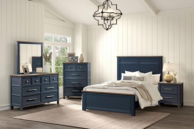 Pinetop Mirror Blue - Furniture Home Store (Hanford, CA)