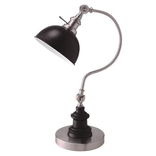 Briar Stain Nickel Table Lamp - Furniture Home Store (Hanford, CA)