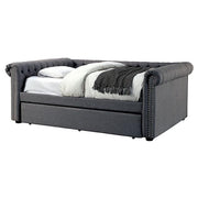 LEANNA Gray Full Daybed w/ Trundle, Gray - Furniture Home Store (Hanford, CA)