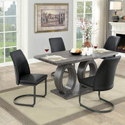 Saskia Gray Dining Table - Furniture Home Store (Hanford, CA)